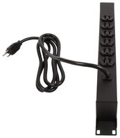 MULTICOMP SPC11110 Distribución de Energía, Montaje en Rack, 6 Tomacorrientes, 120 V, 15 A, 482.6 mm, 44.5 mm, 1.83 m