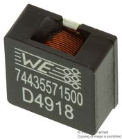 WURTH ELEKTRONIK 74435571500 Power Inductor (SMD), 15 µH, 14 A, Shielded, 14 A, WE-HCI Series