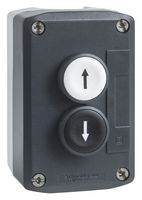 SCHNEIDER ELECTRIC XALD222H7 Control Station, Gray, SPST-NO, 2 Position, CSA, UL, IP66, IP67, IP69, IP69K, PC (Polycarbonate)