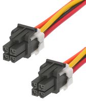 MOLEX 45133-0410 Conjunto de Cable, Ultra-Fit 4 Posiciones Hembra, Ultra-Fit 4 Posiciones Hembra, 1 m, 3.3 ft