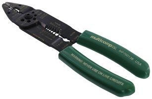 MULTICOMP PRO MP700136 HEAVY DUTY STRIPPER/CRIMPER, 22-8AWG