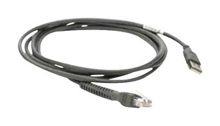 OMRON INDUSTRIAL AUTOMATION V410-WUB-2M Cable Assembly, Handheld Barcode Reader, Style 3 USB, Mod Plug, 7 ft