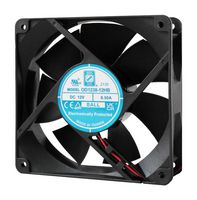 ORION FANS OD1238-24H3B DC Axial Fan, 24 V, Square, 120 mm, 38 mm, Ball Bearing, 178 CFM