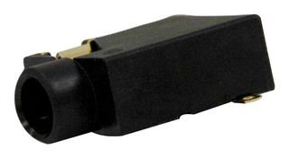 SWITCHCRAFT/CONXALL 35RASMT2BHWNTRX Conector para Audio de Teléfono, 3.5mm, 3 Contactos, Hembra, Montaje Superficial, Ángulo Recto