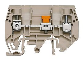 WEIDMULLER 1934810000 Bloque de Terminal c/Montaje en Riel DIN, Desconexión de Prueba, 2 Posiciones, 20 AWG, 8 AWG