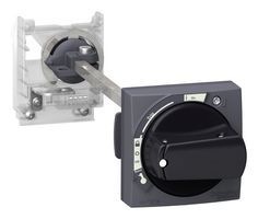 SCHNEIDER ELECTRIC GV2APN01 Kit de Mando Giratorio, Extendido, Negro/Gris, IP54, Serie TeSys