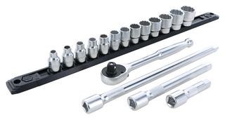 WIHA 33790 12 POINT SOCKET SET, 17PC