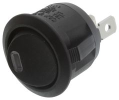 C&K COMPONENTS CR102J5RS215QF6 Rocker Switch, Illuminated, SPST, On-None-Off, Red, Panel Mount, 16 A