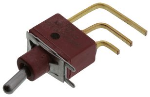 C&K COMPONENTS E101MD1AV2BE Toggle Switch, On-None-On, SPDT, Non Illuminated, E Series, Through Hole