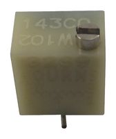 BOURNS 3269W-1-104GLF Recortador, Multi Vuelta, Cermet, Ajuste Superior, 100 kohm, Surface Mount, 12 Vueltas