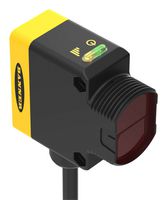 BANNER ENGINEERING QS30VR3LP Sensor Largo Alcance, 8m, LED Rojo 630nm, Retrorreflectivo Polarizado, Digital-Relé SPDT, Cable 2m