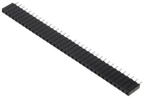 3M 929850-01-35-RA PCB Receptacle, Board-to-Board, 2.54 mm, 1 Rows, 35 Contacts, Through Hole Mount, 929 Series