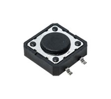 C&K COMPONENTS PTS125SM12-2 LFS Tactile Switch, PTS125 Series, Top Actuated, Through Hole, Round Button, 180 gf, 50mA at 12VDC