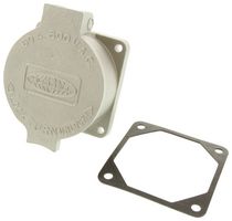HUBBELL WIRING DEVICES HBL26410 Power Entry Connector, Power Entry, 60 A, Aluminum Body, 600 V