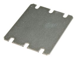 FIBOX MIV 125 Panel, Placa de Fijación, Acero, Plateado, Gabinetes Fibox Serie MNX, 99 mm, 98 mm