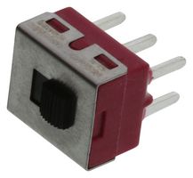 C&K COMPONENTS 1201M2S1CQE2 Slide Switch, DPDT, On-None-On, Through Hole, 1000 Series, 6 A, 120 V