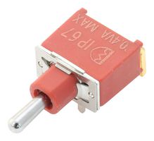C&K COMPONENTS 7103MD9ABE Interruptor (Switch) de Palanca, Encendido-Apagado-Encendido, SPDT, No Iluminado, 7000 Series