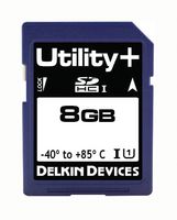 DELKIN DEVICES SE08APGJP-1B000-3 Flash Memory Card, MLC, SDHC Card, UHS-1, Class 10, 8 GB