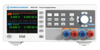ROHDE & SCHWARZ NGA102 Fuente de Poder de Mesa, Programmable, 2 Salidas, 0 V, 35 V, 0 A, 6 A