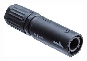 AMPHENOL LTW Q8U-06BFFA-QL8001 Sensor Connector, HS-Lok Series, Q8, Female, 6 Positions, Solder Socket, Straight Cable Mount