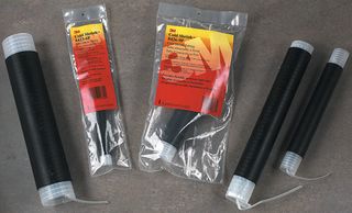 3M 8424-8P Sleeving, Cold Shrink, EPDM Rubber (Ethylene Propylene Diene Monomer Rubber), Black, 20.9 mm