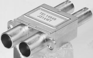 BLOCKMASTER ELECTRONICS MSP0304S Adaptador de Conector, Panel de Ajuste, 2 Posiciones, Jack, Coaxial BNC, 2 Posiciones, Receptacle