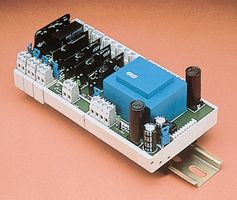 WIELAND ELECTRIC 80.010.0005.0 Relevador de Potencia, SPST-NO, 24 VAC/VDC, 8 A, Serie 80.01, Carril DIN, CA / CC