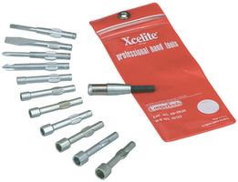 WELLER XCELITE 99PA50 Interchangeable Stubby Blade Tool Kit, 12 Piece