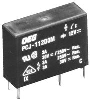 OEG - TE CONNECTIVITY PCJ-105D3MH,301 Power Relay, SPST-NO, 5 VDC, 3 A, PCJ Series, Through Hole, Non Latching