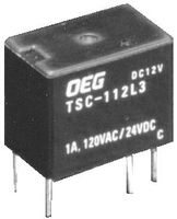OEG - TE CONNECTIVITY TSC-124D3H Signal Relay, 24 VDC, SPDT, 1 A, TSC Series, Through Hole