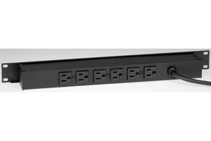 MULTICOMP SPC11109 Distribución de Energía, Montaje en Rack, 6 Tomacorrientes, 125 V, 15 A, 482.6 mm, 44.5 mm, 4.57 m