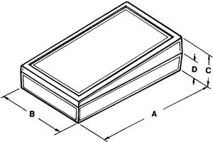BUD INDUSTRIES PS-11292-B Plastic Enclosure, Plastibox Style B, Multipurpose, ABS, 142.7 mm, 83 mm, 38 mm