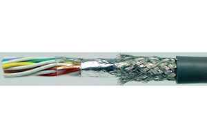 ALPHA WIRE 86702CY SL002 Multipair Cable, Xtra Guard® Flex, Shielded, 2 Pair, 22 AWG, 0.38 mm², 500 ft, 152.4 m