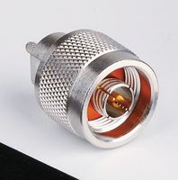 AMPHENOL RF 172128 Conector Coaxial / RF, N Type, Macho Recto, Crimpado, 50 ohm, RG174, RG188A, RG316, Latón