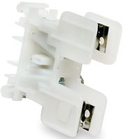 EATON BUSSMANN NDNF1-WH Portafusible, Bloque de Terminales, Riel DIN, 600V, 30A, 13/32 x 1 1/2", 1 Polo, Blanco