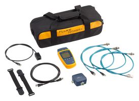 FLUKE NETWORKS MS2-100-IE Cable Verifier Kit, Ethernet Basic Kit, Multi-Connector Adapter, RJ45/Cat 6A Patch Cords, Bag