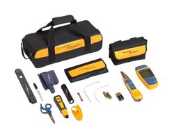FLUKE MS2-TTK Network Cable Tester Kit, LCD, Cable Verifier, Pro-Tool Kit, Probe, RJ11/RJ45 Patch Cables, Battery