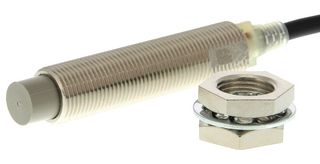OMRON INDUSTRIAL AUTOMATION E2E2-X5MY1US Sensor Proximidad Inductivo, 5mm, 2-Hilos, NO, Latón, Cable, Rosca M12 Cilíndrica, 24 a 240V, IP67