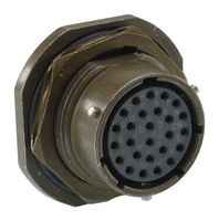 ITT CANNON MS3114E12-10S Conector Circular, Serie MIL-DTL-26482 I, MS3114 Series, Receptáculo Tipo Tuerca Jam