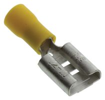 MCM 28-6009 Quick Disconnect Terminal, Female Quick Disconnect, 9.53mm x 1.22mm, 0.375" x 0.048", 12 AWG