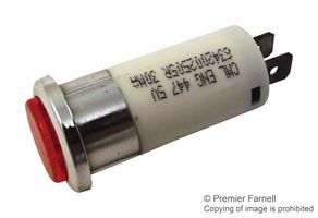 CML INNOVATIVE TECHNOLOGIES 6342002505R Indicador de Montaje en Panel LED, Ultralite, Rojo, 5 VDC, 12.7 mm, 30 mA, Sin Clasificar