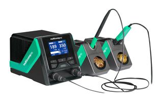 MULTICOMP PRO MP740150 Soldering Rework Station, 2-CH, 110V, 200W, 480 °C, US Plug