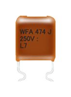 PANASONIC ECWF4104HL Capacitor de Película Propósito General, Metallized PP, Caja Radial - 2 Pines, 0.1 µF, ± 3%