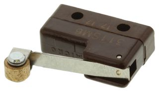 HONEYWELL 311SM6 Microswitch, Subminiature, Roller Lever, SPDT, Solder, 5 A, 30 V