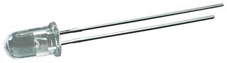 BROADCOM HLMP-C008-U0000 LED, Rojo, Through Hole, T-1 3/4 (5mm), 20 mA, 1.9 V, 626 nm
