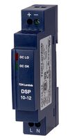 TDK-LAMBDA DSP10-12 AC/DC DIN Rail Power Supply (PSU), 1 Output, 10 W, 12 VDC, 830 mA