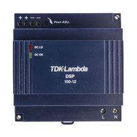 TDK-LAMBDA DSP100-12 Fuente de Alimentación Carril DIN AC/DC, ITE, 1 Salida, 72 W, 12 VDC, 6 A