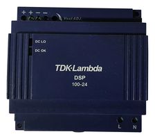 TDK-LAMBDA DSP100-24 AC/DC DIN Rail Power Supply (PSU), 1 Output, 100.8 W, 24 VDC, 4.2 A
