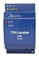 TDK-LAMBDA DSP30-24 AC/DC DIN Rail Power Supply (PSU), 1 Output, 31.2 W, 24 VDC, 1.3 A