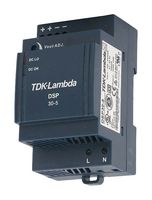 TDK-LAMBDA DSP30-5 AC/DC DIN Rail Power Supply (PSU), 1 Output, 15 W, 5 VDC, 3 A